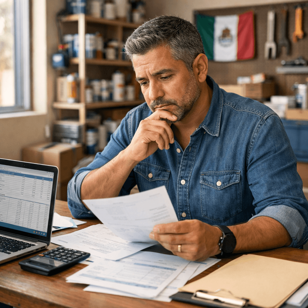 Representación de Negocios locales que quieren ordenar sus números.